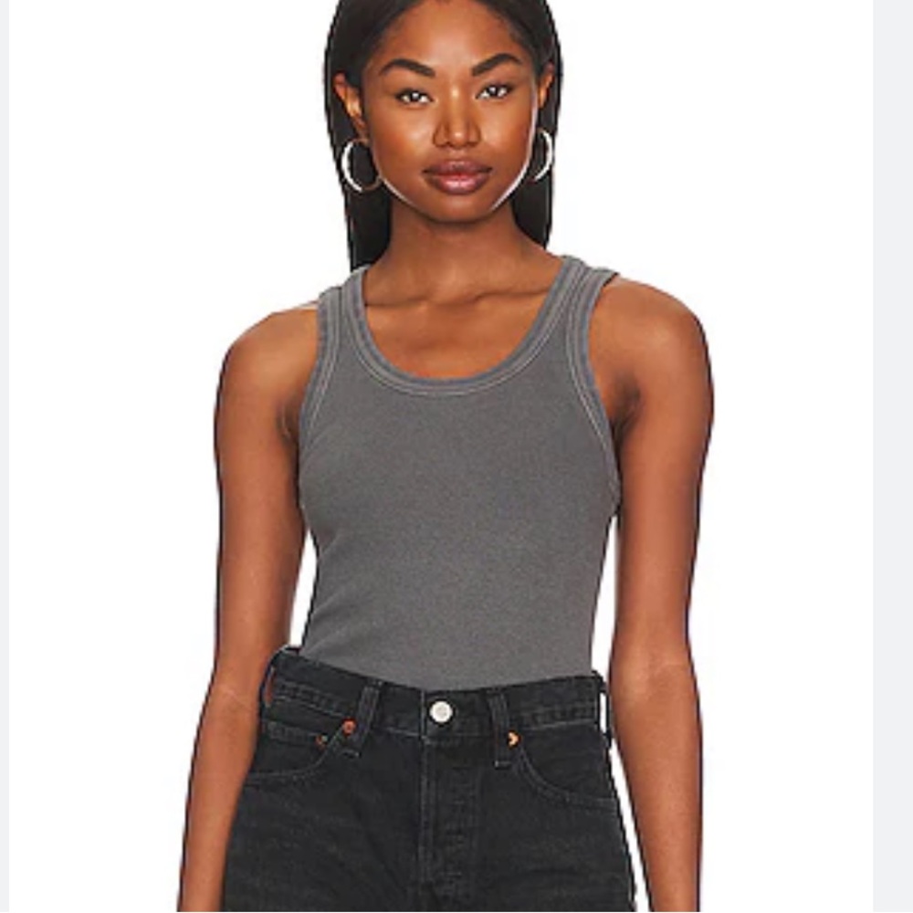 Agolde Poppy Scoopneck Tank Top Size Large